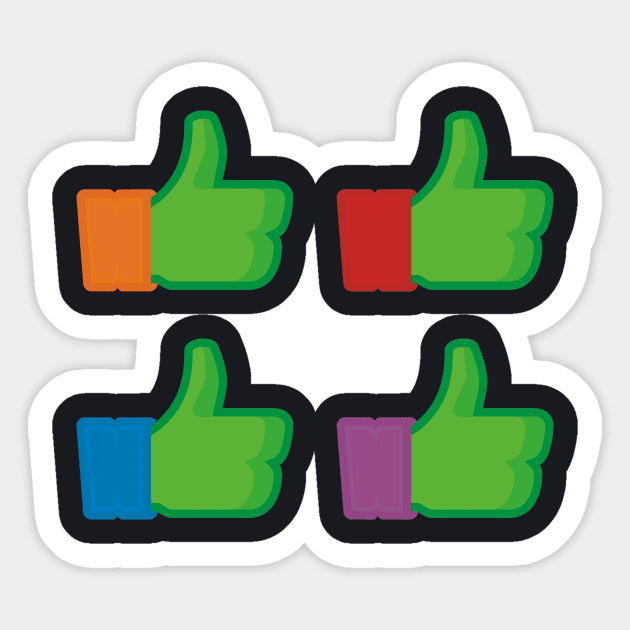 I Like TMNT Sticker by Byway Design